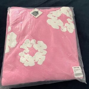 Pink Denim Tears Mens Hoodie